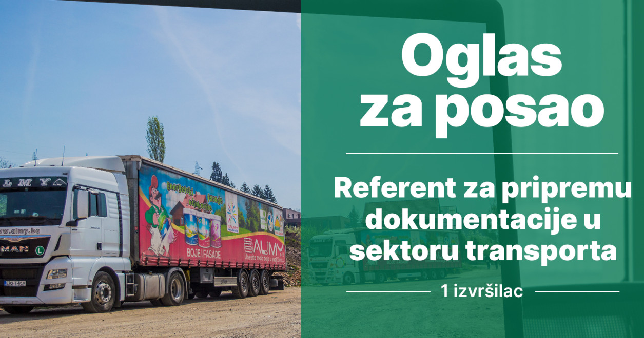 Referent za pripremu dokumentacije u sektoru transporta