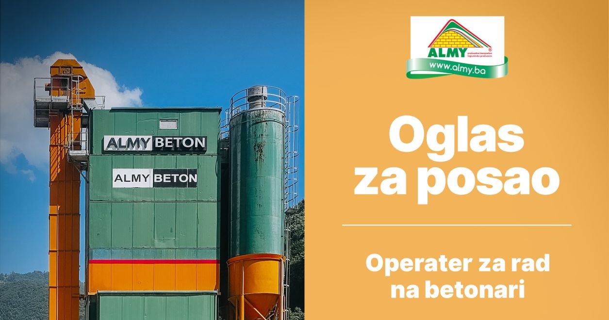 Operater za rad na betonari