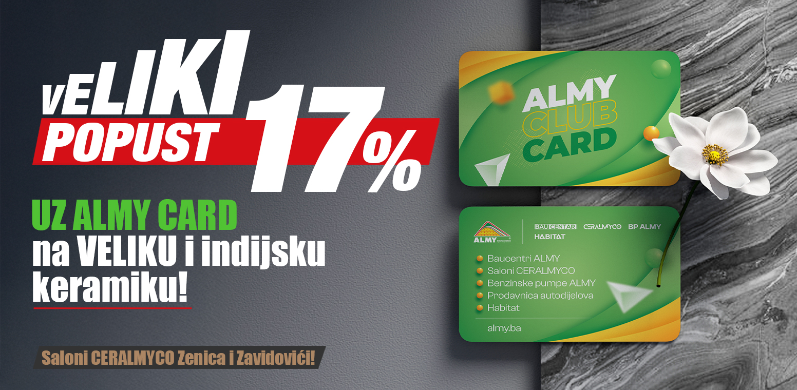 Popusti uz ALMY CARD