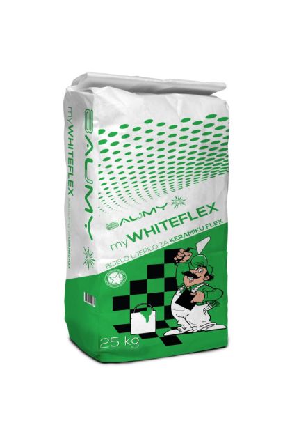 Bijelo ljepilo za keramiku MyWhite Flex 25 kg