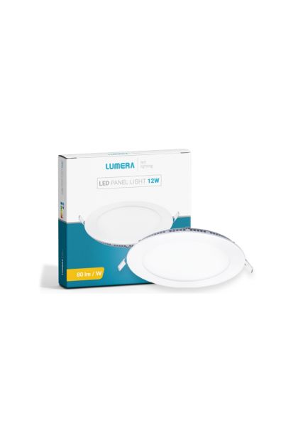 LED panel ugradni okrugli Luemera  12W,6500K LM-214-12W Green Tech