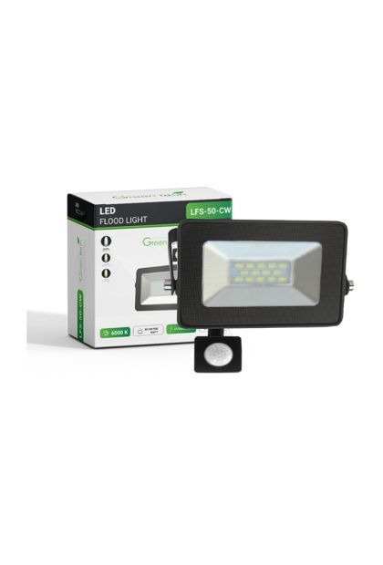 LED reflektor sa senzorom 50W, 6000K, LFS-50 Green Tech