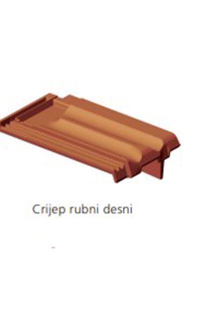 Dilj crijep Glinex - rubni desni