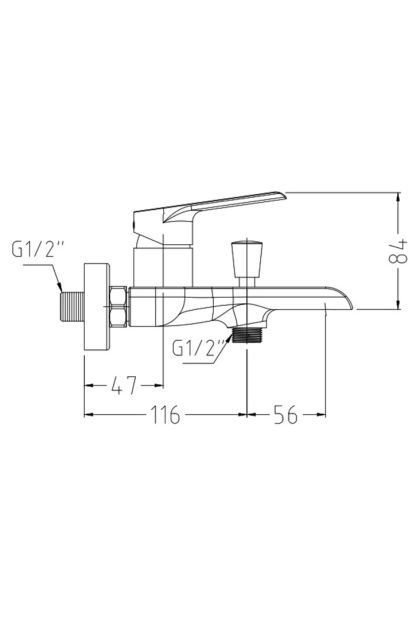 Baterija za kadu Blitz Viva 1700 Les