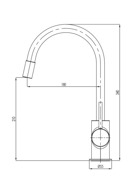 Baterija za sudoper siva Blitz K 203 Flex