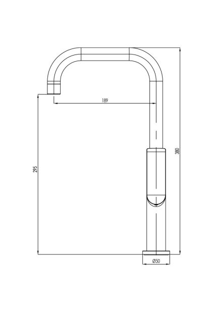 Baterija za sudoper crna/bijela Blitz K 207B/W