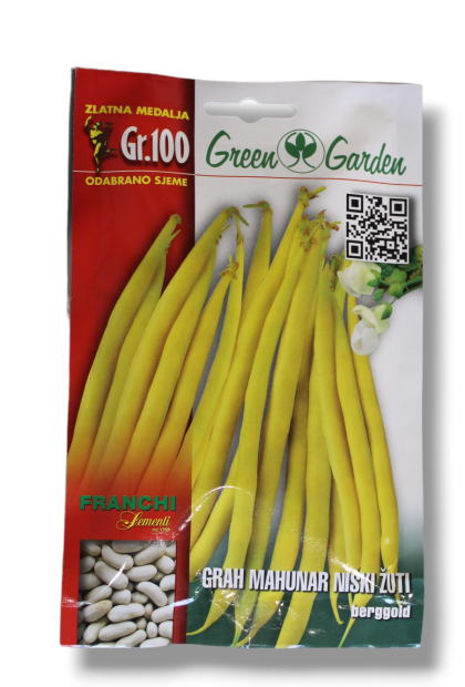 Grah mahunar niski žuti Berggold 100g - Green Garden