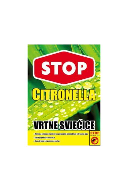 Stoper vrtne svjećice protiv komaraca i drugih insekata  - Citronella