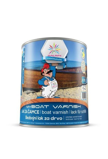 Bezbojni lak za čamce MyBoat Varnish 0,75l