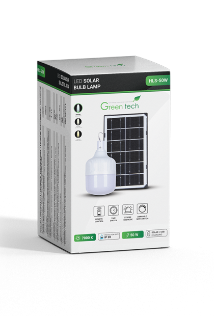 LED solarna svjetiljka dimabilna  50W, 7000K IP20, HLS-50W Green Tech