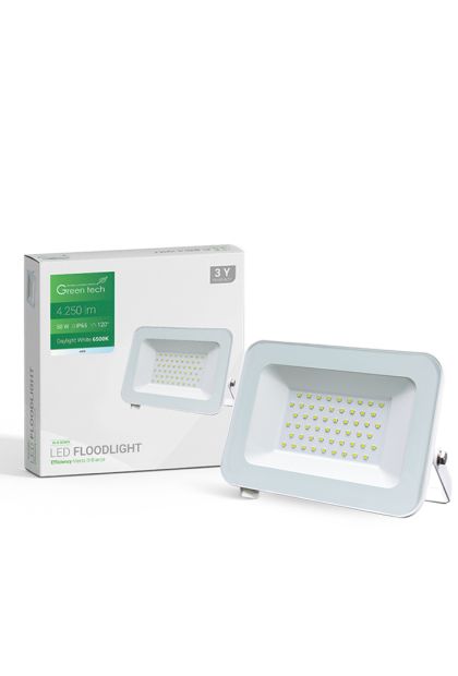 LED reflektor bijeli 50W, 6500K, ALX-50-WH Green Tech