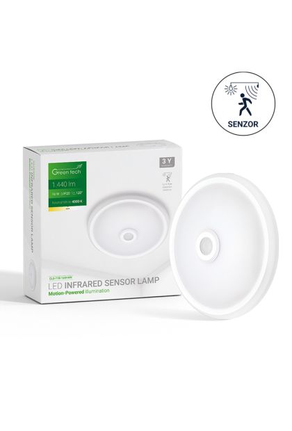 LED plafonjera sa senzorom 16W, 4000K, CLS-77B-16W-NW Green Tech