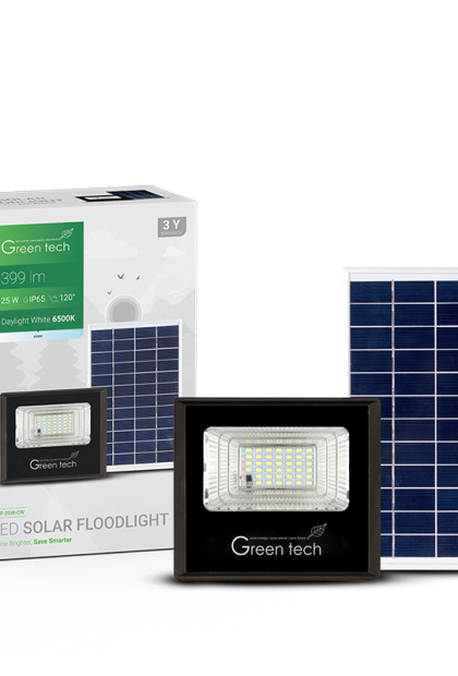 LED reflektor solarni 25W, 6500K, SLF-25W-CW  Green Tech