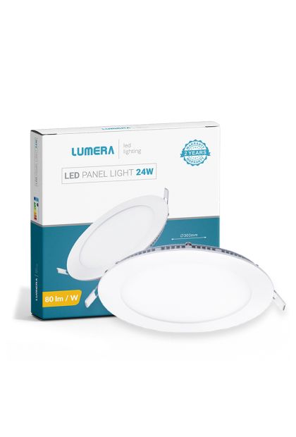 LED panel ugradni okrugli Lumera 24W, 6500K, LM-232-24W Green Tech