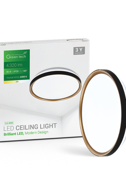 LED plafonjera 36W, 4000K, CLD-8905 Green Tech