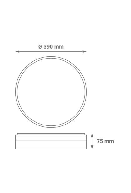 LED plafonjera 24W, 4000K, CLD-8904 Green Tech