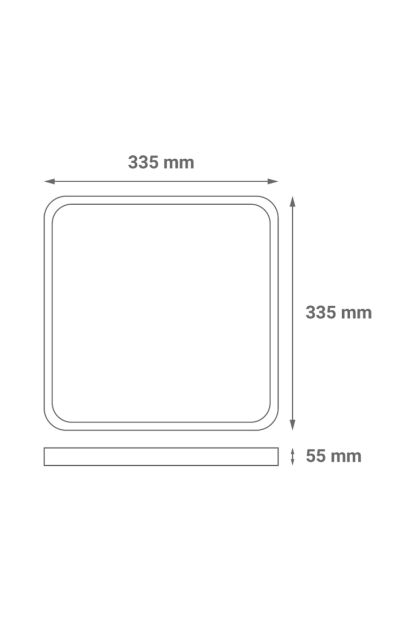 LED plafonjera 18W, 4000K, CLD-8906 Green Tech