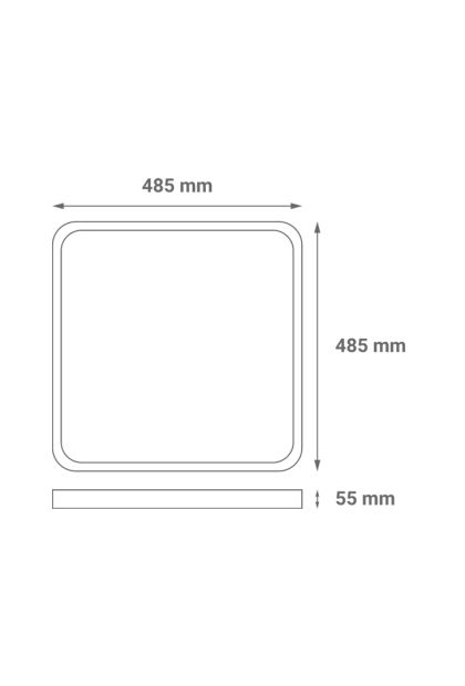 LED plafonjera 36W, 4000K,  CLD-8907 Green Tech