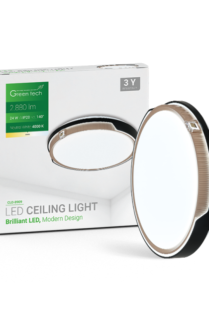 LED plafonjera 24W, 4000K, CLD-8909 Green Tech