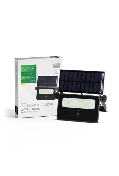 LED reflektori solarni 12W, 4000K, Venus-M Green Tech