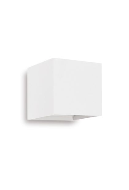 Vrtna LED zidna svjetiljka E-Light SQ 6W 4000K - bijela, siva, antracit Mass Light