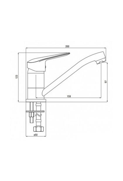 Baterija za umivaonik Boro BMO 026M