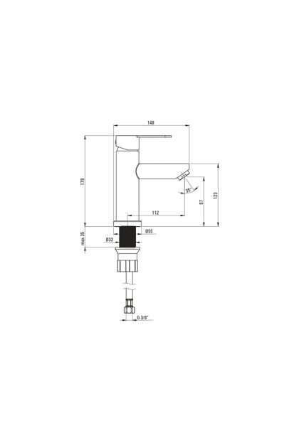 Baterija za umivanik Lupo BLU F20M