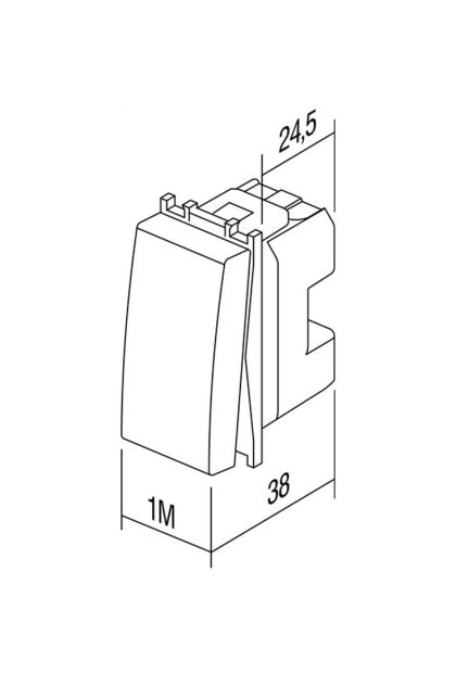 Sklopka jednopolna 1M SM10PWIN-U