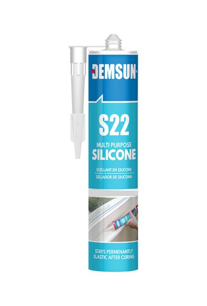 Silikon univerzalni bijeli 280 ML S22 Demsun