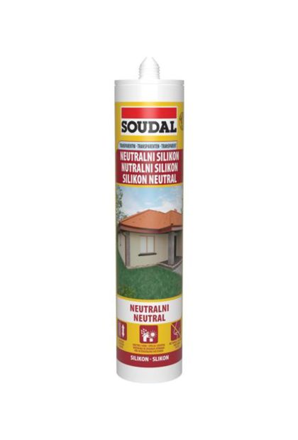 Univerzalni neutralni silikon 280 ml Soudal