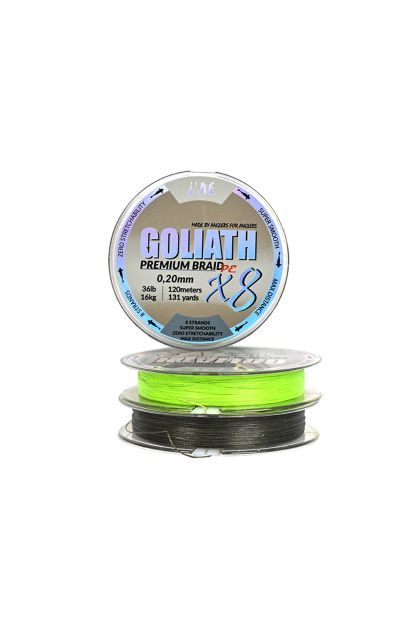 Struna 0,14 mm 120 m Goliath Chartreuse Mate MT13131