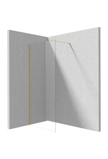 Tuš stijena 90 cm Brushed Gold KTJ R39P