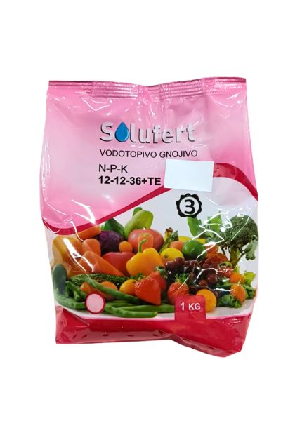 Gnojivo Solufert 12-12-36+TE 1 kg