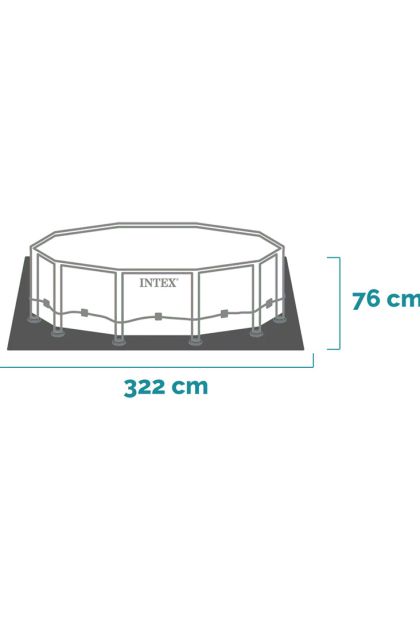 Bazen 305x76 cm metal frame sa pumpom 28202 Intex