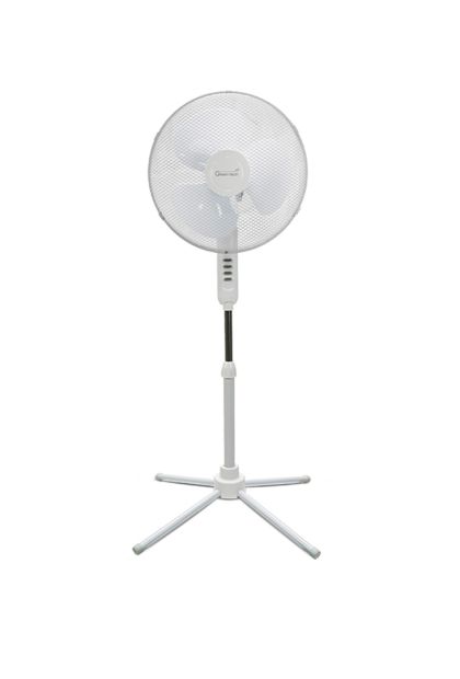 Ventilator s postoljem Green Tech 50W, 16“, bijela boja