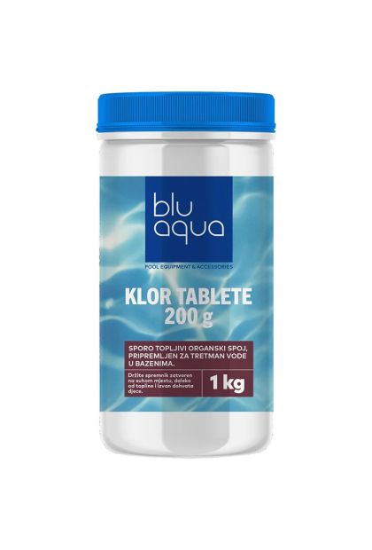Tablete hlor 200 g 1k g Blu Aqua