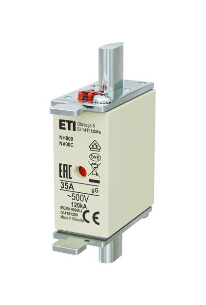 Uložak rastalni 35A gG/500V NH000
