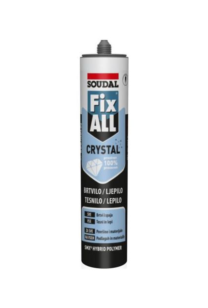 Fix ALL Crystal - ljepilo za brtvila 290 ml Soudal