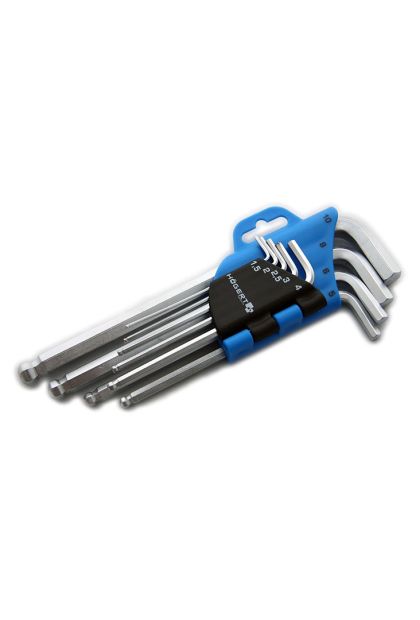 9-dijelni set dugih imbusa HT1W804 1,5-10 mm