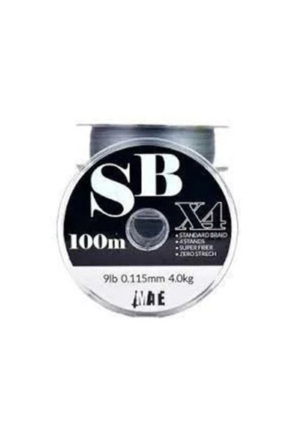 Struna 0,115 mm 100 m *10pcs SB Braid X4 Siva Mate MT11030