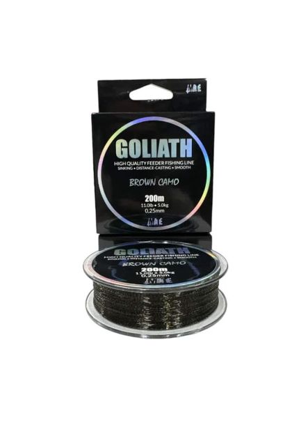 Najlon 200 m 0,20 mm Goliath Camo Brown Line MT13156