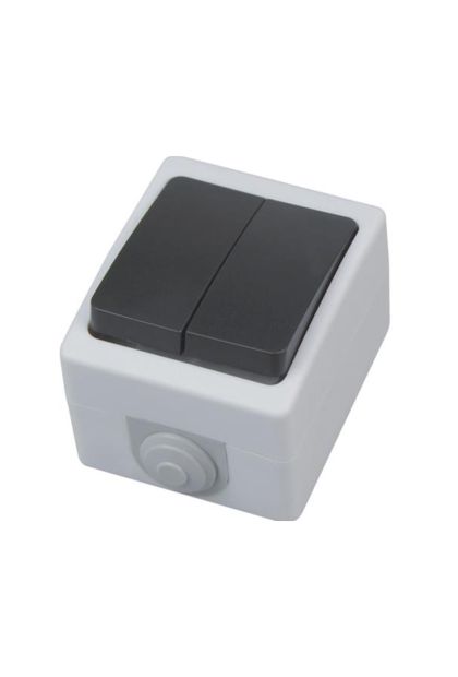 Prekidač dupli - atom IP54