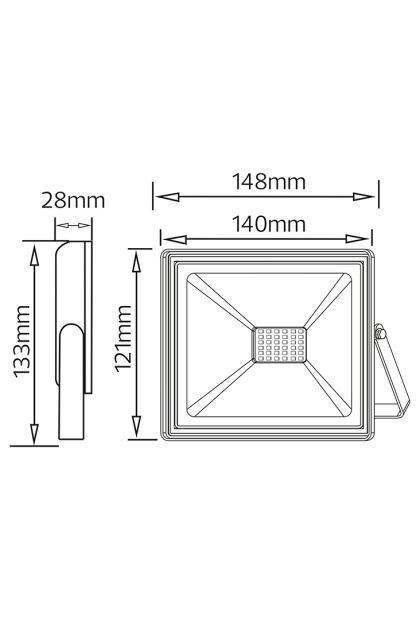LED reflektor RGB REMIX-50 50W