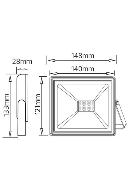 LED reflektor RGB REMIX-30 30W