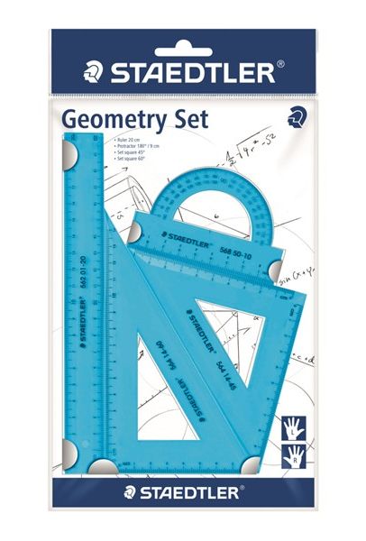 Geometrijski set Staedtler Neon Mix