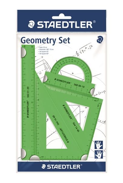 Geometrijski set Staedtler Neon Mix