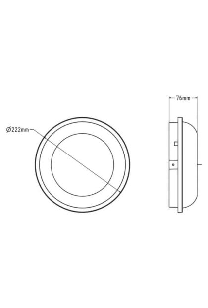 LED plafonjera Artos 6400K
