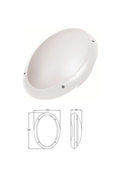 Plafonjera Aqua Oval Opal IP65