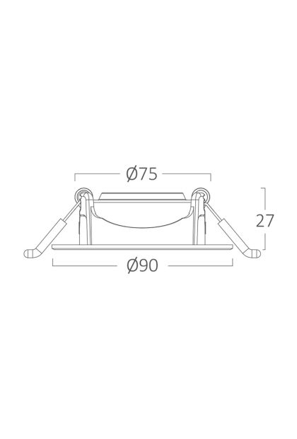 LED Spot G1-7W-RND-BLC-3U1 BRY-SPOTLED BD02-00681