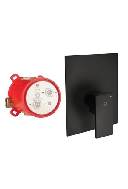Podžbukna higijenska baterija set UNITAS crna 00361B